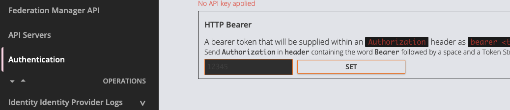 API Authentication